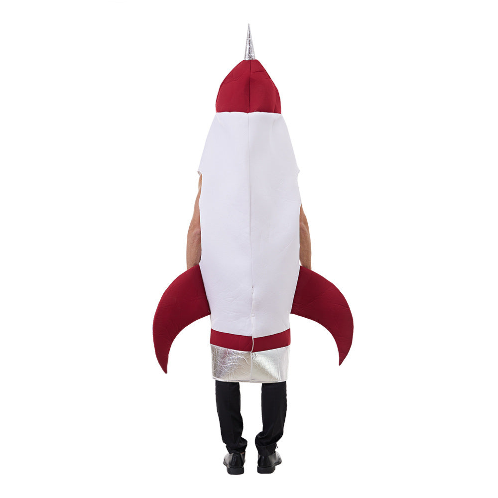 Adult Rocket Onesies Space Cosplay Costume for Halloween Party Performances