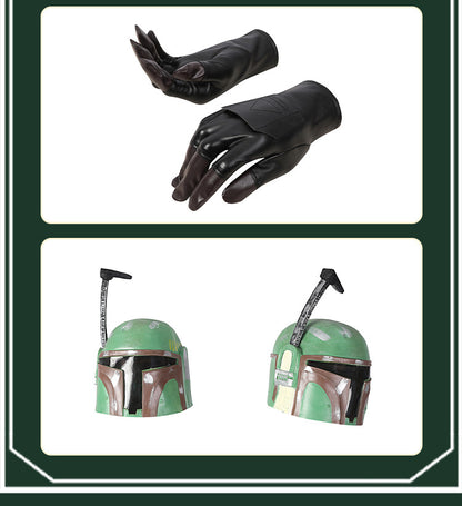 The Mandalorian Season 2 Boba Fett Cosplay Costume Full Set for Halloween