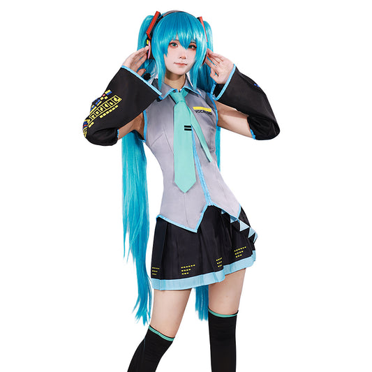 Vocaloid Hatsune Miku Cosplay Costume Suit for Halloween