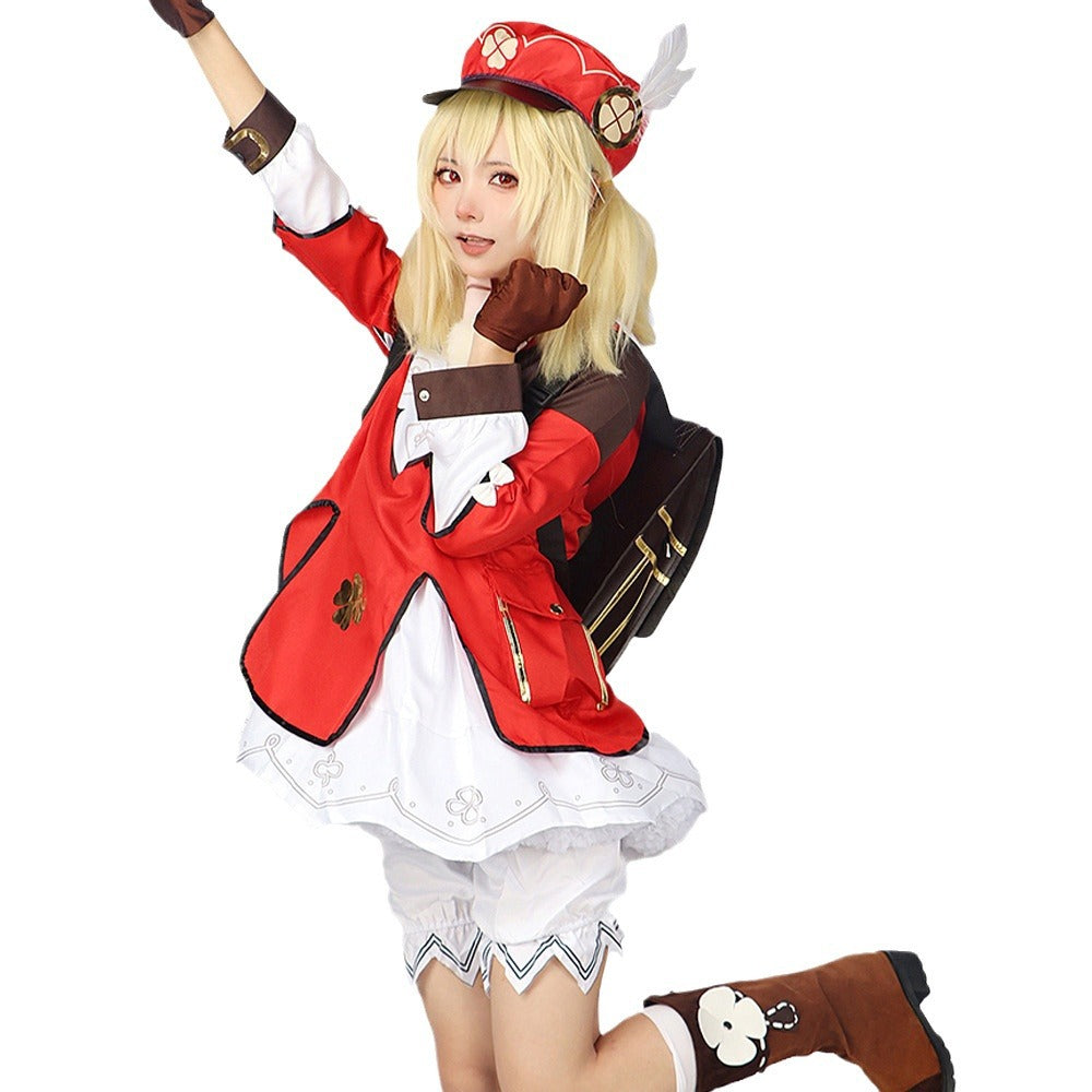 Genshin Impact Klee Cosplay Costume Outfit