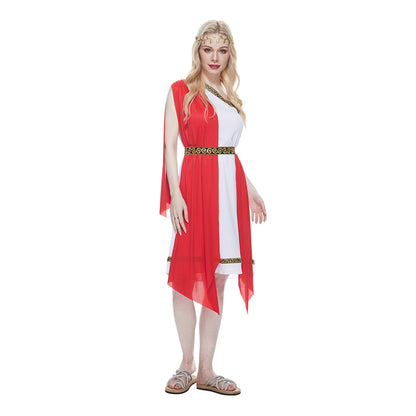 Ancient Greek Goddess Cosplay Costume for Halloween Bar Parties and Performances