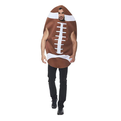 Funny Rugby Sports Equipment Cosplay Costume for Halloween Party Performances