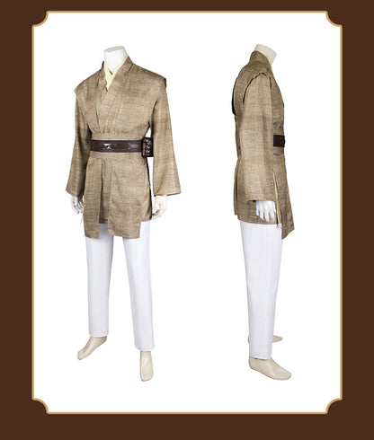 Star Wars: Episode II Attack of the Clones Mace Windu Cosplay Costume Outfit for Halloween