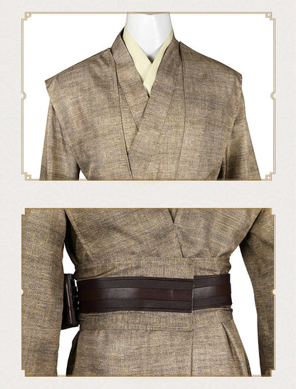 Star Wars: Episode II Attack of the Clones Mace Windu Cosplay Costume Outfit for Halloween