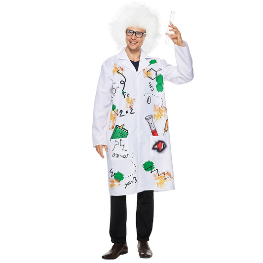 Fun Laboratory Mad Scientist Frankenstein Cosplay Costume for Halloween