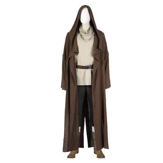 Star Wars Obi-Wan Kenobi Jedi Cosplay Costume Suit for Halloween