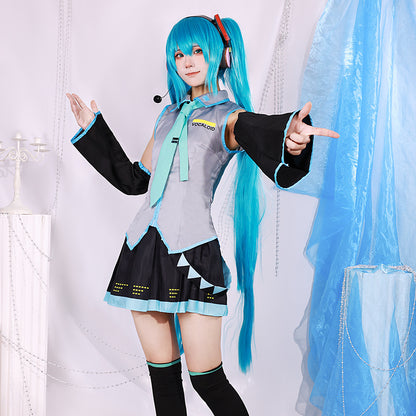 Vocaloid Hatsune Miku Cosplay Costume Suit for Halloween