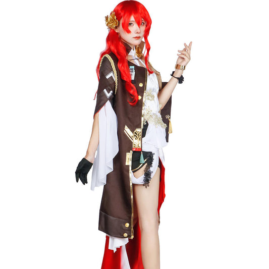 Honkai: Star Rail Himeko Cosplay Costume Full Set for Halloween