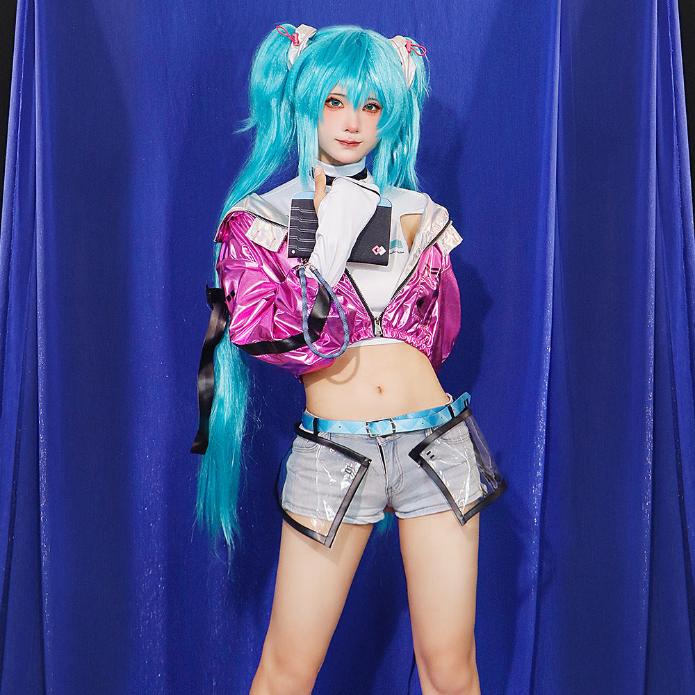 Vocaloid Hatsune Miku Yoneyama Mai Cosplay Costume Full Set for Halloween