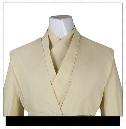 Star Wars: Episode The Phantom Menace Qui-Gon Jinn Cosplay Costume Full Set for Halloween