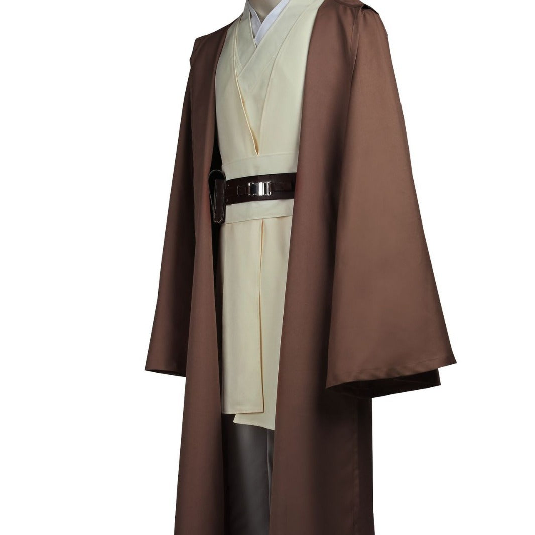 Star Wars: Jedi Knight Obi-Wan Cosplay Costume Outfit for Halloween