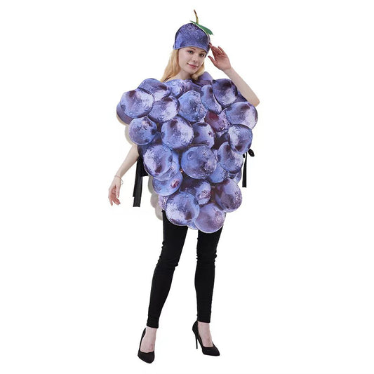 Sports Meeting Fruit Party Grape Cosplay Costume for Halloween