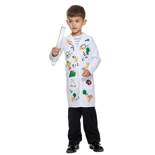 Boy's Frankenstein Mad Scientist Costume for Halloween Campus Party Performances