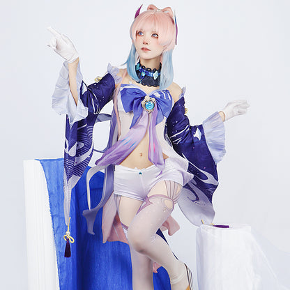 Genshin Impact Sangonomiya Kokomi Cosplay Costume Outfit