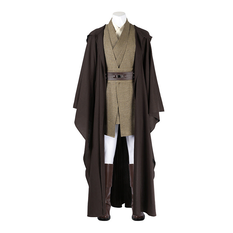 Star Wars: Episode II Attack of the Clones Mace Windu Cosplay Costume Full Set for Halloween