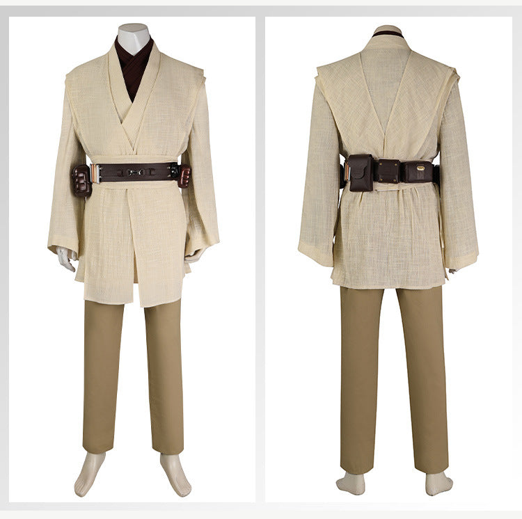 Star Wars: Episode III Revenge of the Sith Obi-Wan Kenobi Cosplay Costume Suit for Halloween