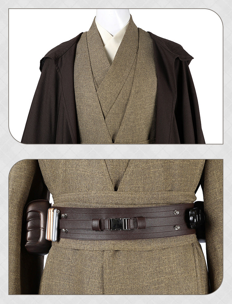 Star Wars: Episode II Attack of the Clones Mace Windu Cosplay Costume Full Set for Halloween