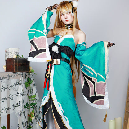 Genshin Impact Ms Hina Cosplay Costume Suit for Halloween