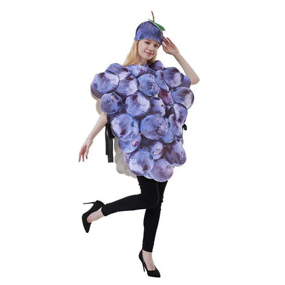 Sports Meeting Fruit Party Grape Cosplay Costume for Halloween