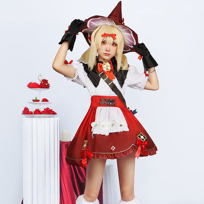 Genshin Impact Klee Blossoming Starlight Cosplay Costume Suit