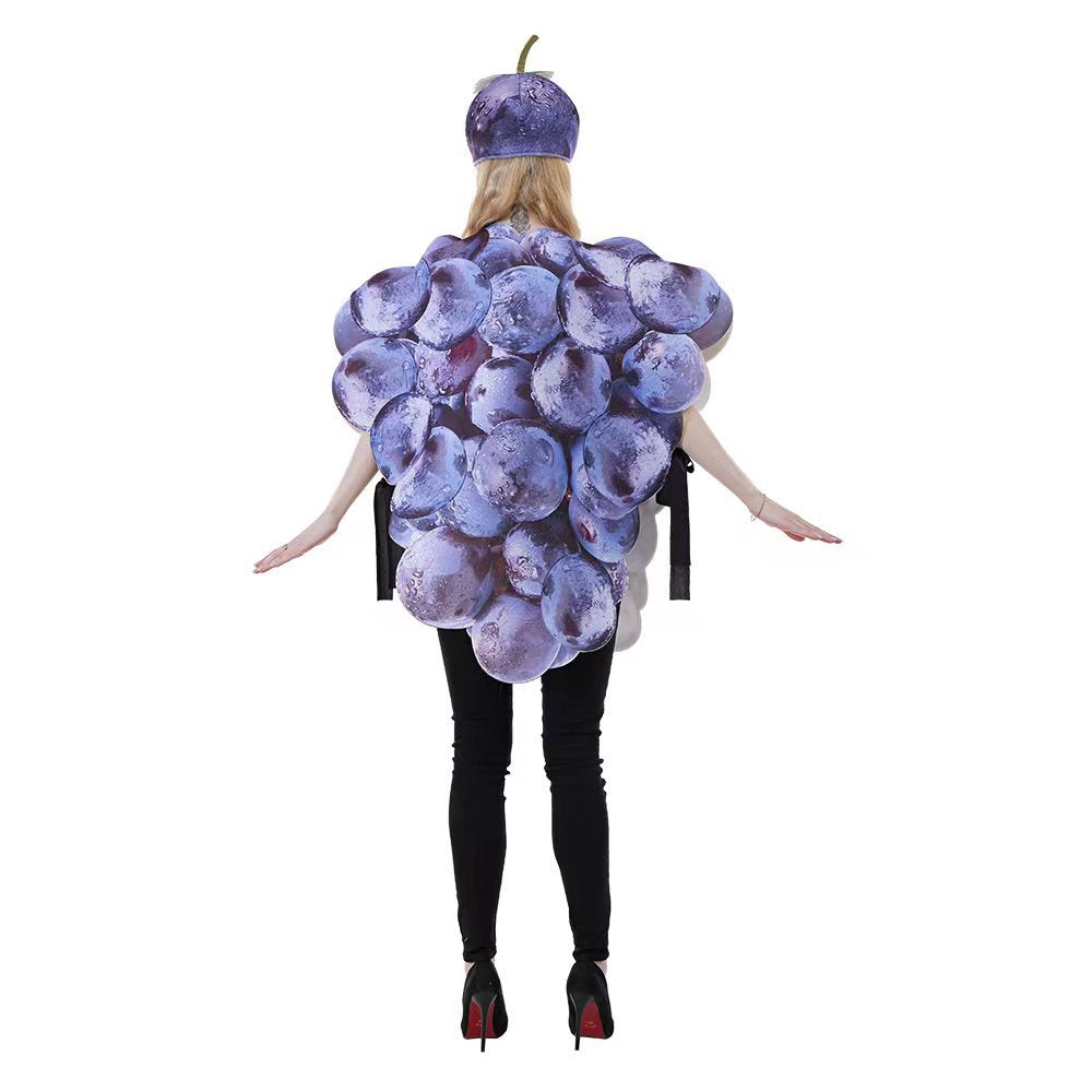 Sports Meeting Fruit Party Grape Cosplay Costume for Halloween