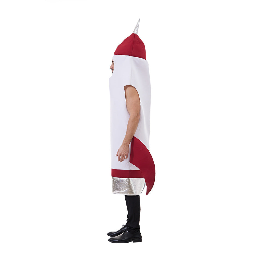 Adult Rocket Onesies Space Cosplay Costume for Halloween Party Performances