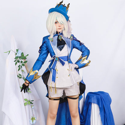 Genshin Impact Focalor Furina Cosplay Costume Outfit for Halloween