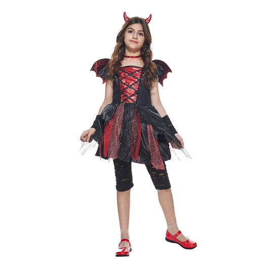 Girl's Daemon Cosplay Costume for Halloween Campus Party Performances