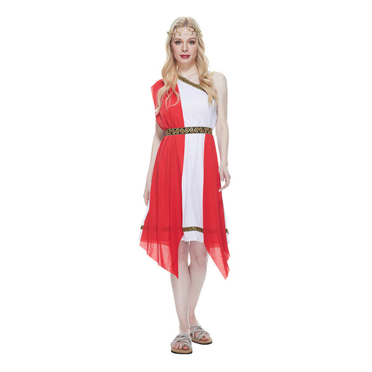 Ancient Greek Goddess Cosplay Costume for Halloween Bar Parties and Performances