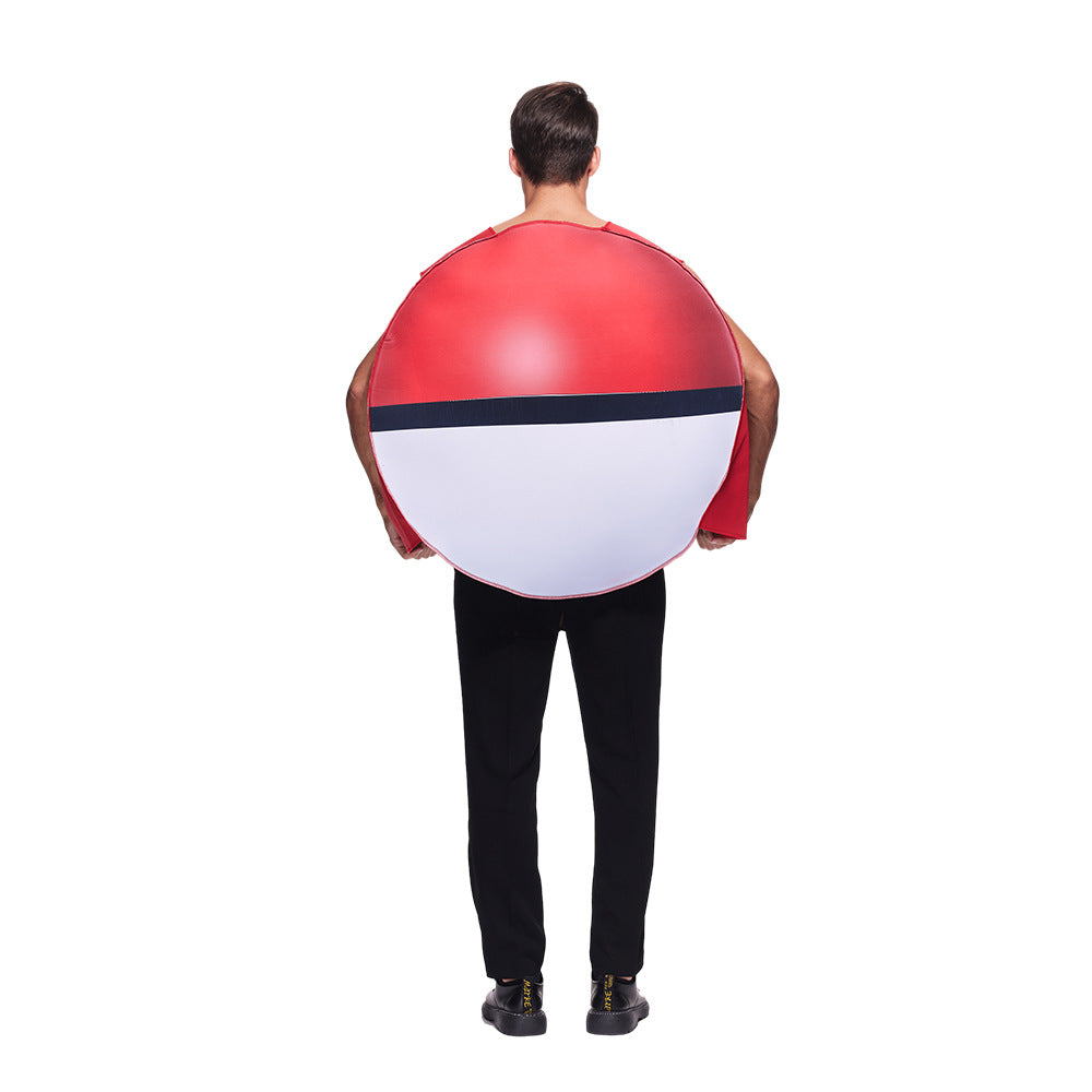 Adult Inflatable Pokemon Ball Cosplay Costume for Halloween Party Stage Performances