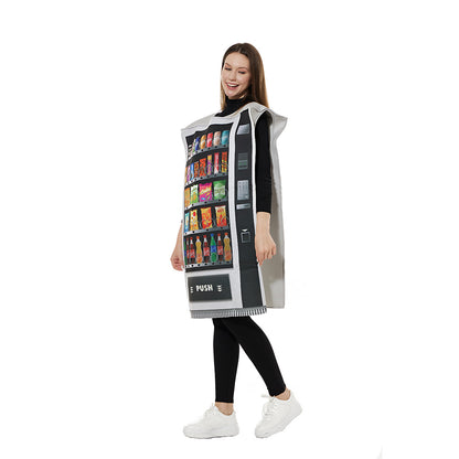 Funny Super Vending Machine Cosplay Costume for Halloween Stage Performances