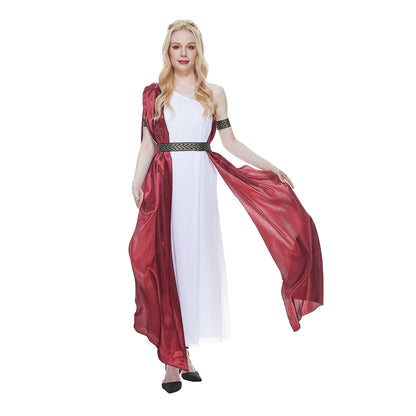 Medieval Classical Greek Goddess Cosplay Costume for Halloween