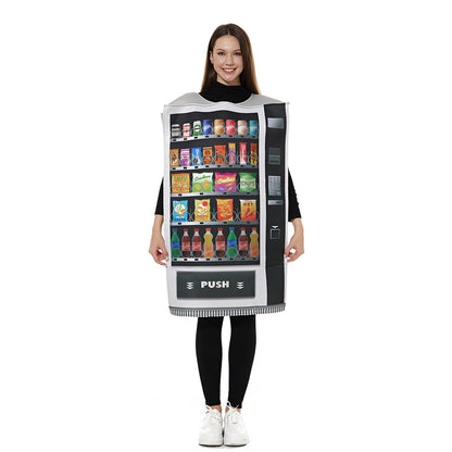 Funny Super Vending Machine Cosplay Costume for Halloween Stage Performances