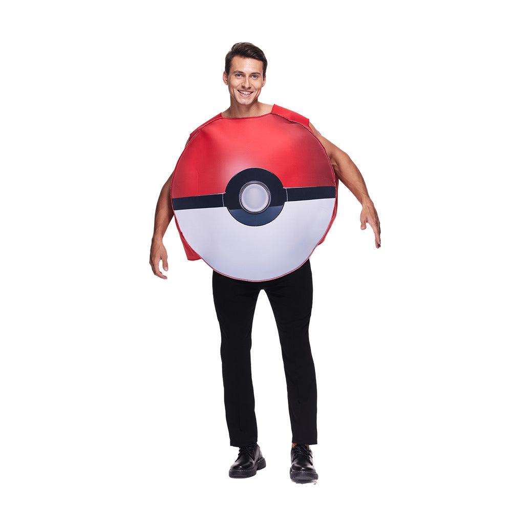 Adult Inflatable Pokemon Ball Cosplay Costume for Halloween Party Stage Performances