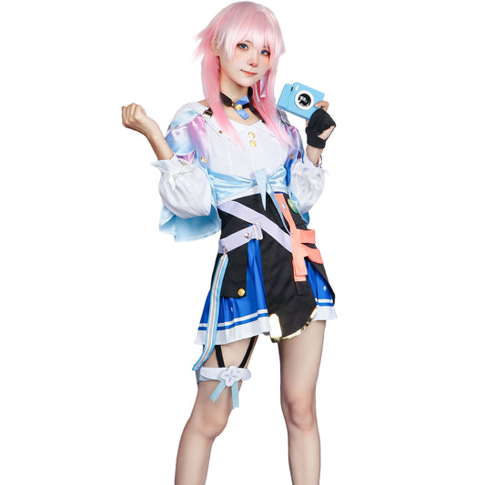 Honkai: Star Rail March 7th Cosplay Costume Full Set for Halloween