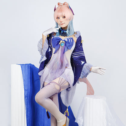 Genshin Impact Sangonomiya Kokomi Cosplay Costume Outfit