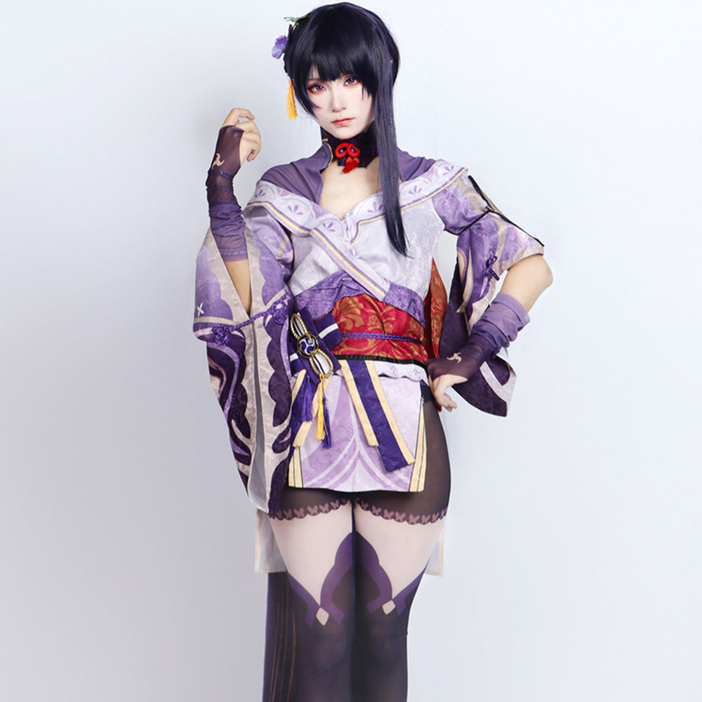 Genshin Impact Baal Raiden Shogun Cosplay Costume Suit