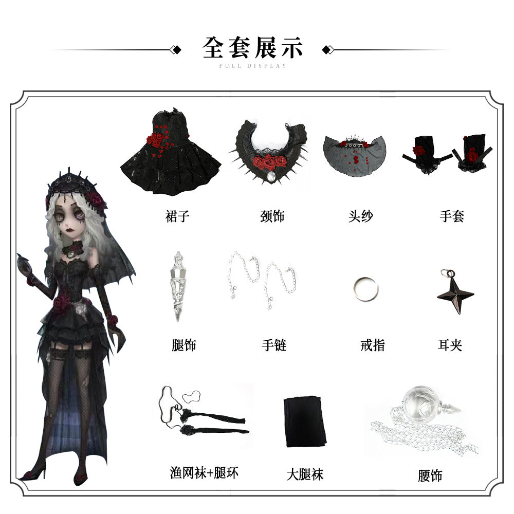 Identity V Psychologist Ada Mesmer Cosplay Costume Suit for Halloween