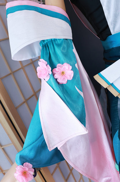 Onmyoji Hatsune Miku Cosplay Costume Full Set for Halloween