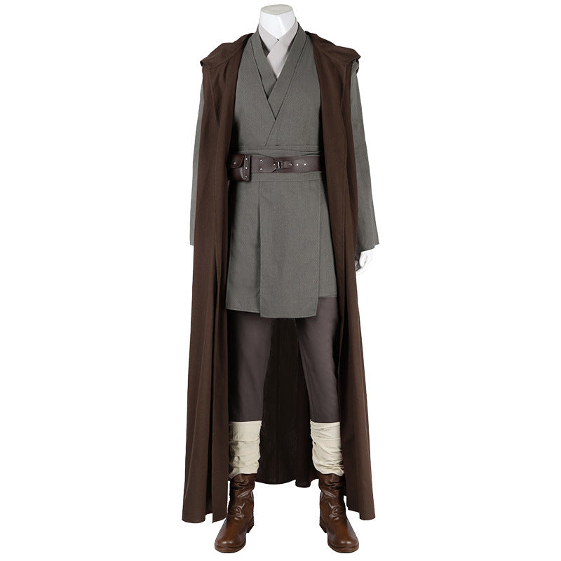 Star Wars Obi-Wan Kenobi Cosplay Costume Full Set for Halloween