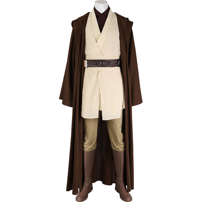 Star Wars: Episode III Revenge of the Sith Obi-Wan Kenobi Cosplay Costume Suit for Halloween