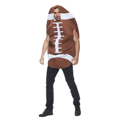 Funny Rugby Sports Equipment Cosplay Costume for Halloween Party Performances