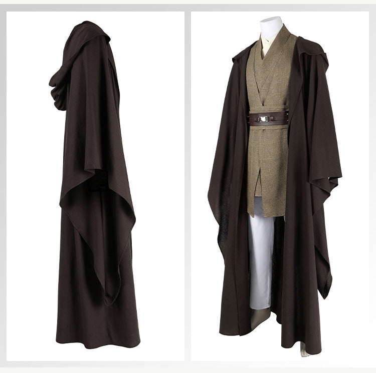 Star Wars 2: Attack of the Clones Mace Windu Cosplay Costume Outfit for Halloween