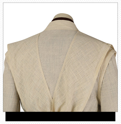 Star Wars: Episode III Revenge of the Sith Obi-Wan Kenobi Cosplay Costume Suit for Halloween