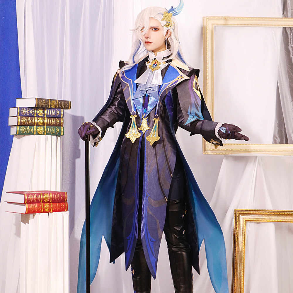 Genshin Impact Neuvillette Cosplay Costume Full Set