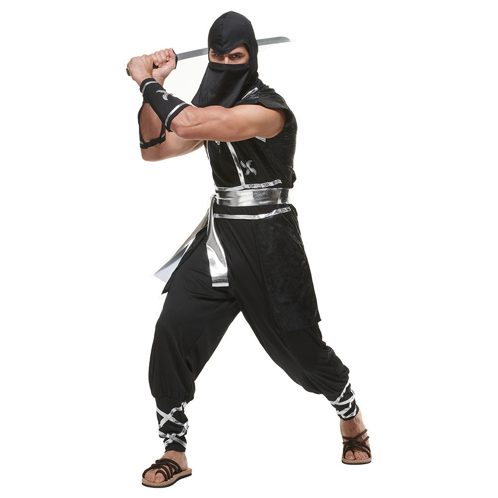 Star Slash Dragon Ninja Samurai Cosplay Costume Suit for Halloween Bar Performances