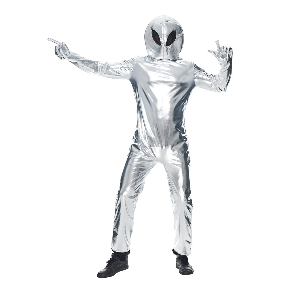 Adult Alien Roaming Space Costume UFO Astronaut Cosplay Costume for Halloween Stage Performances