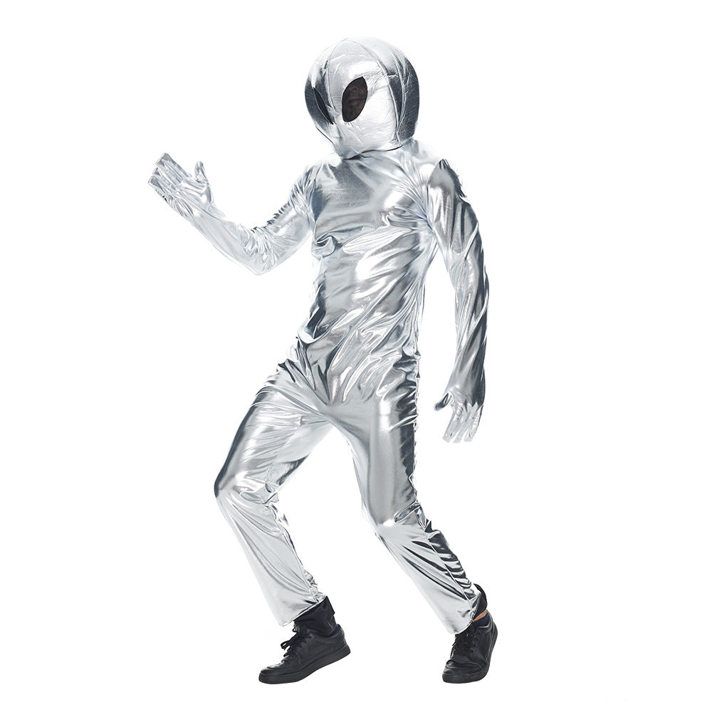 Adult Alien Roaming Space Costume UFO Astronaut Cosplay Costume for Halloween Stage Performances