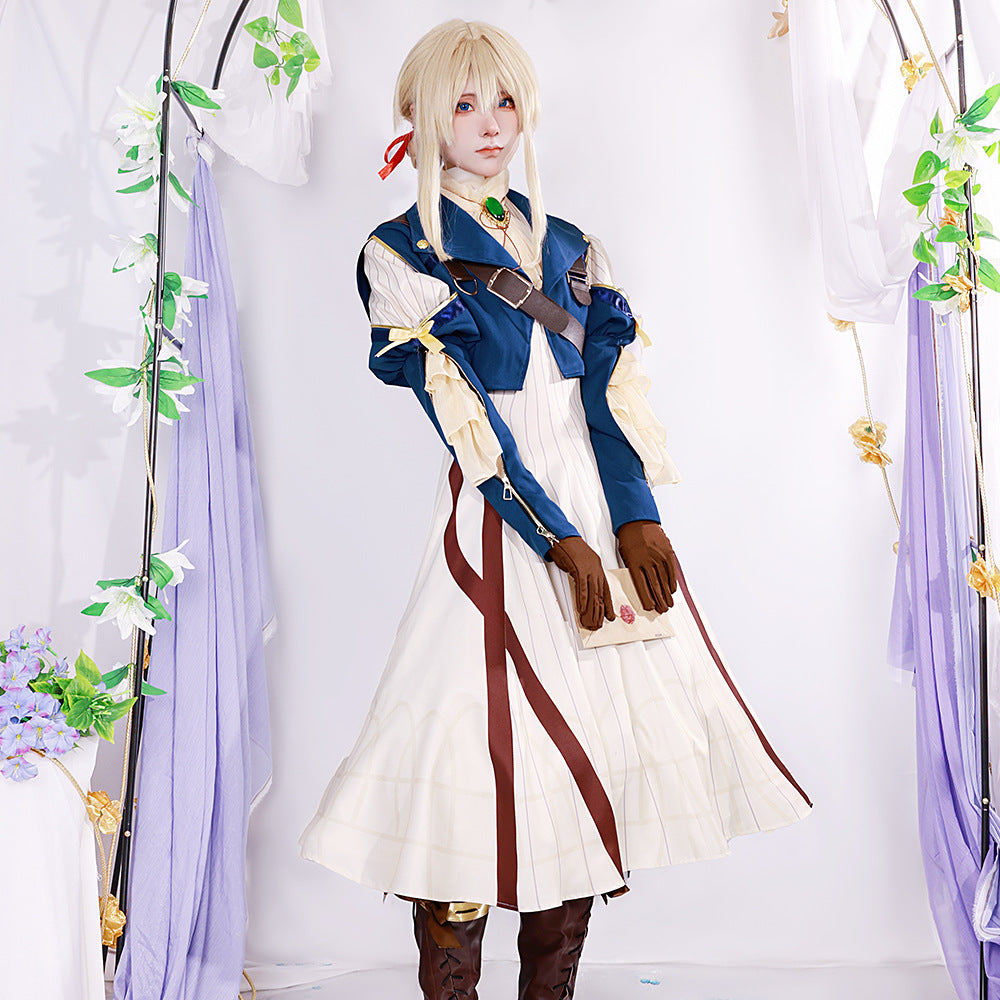 Violet Evergarden Violet Cosplay Costume Outfit for Halloween