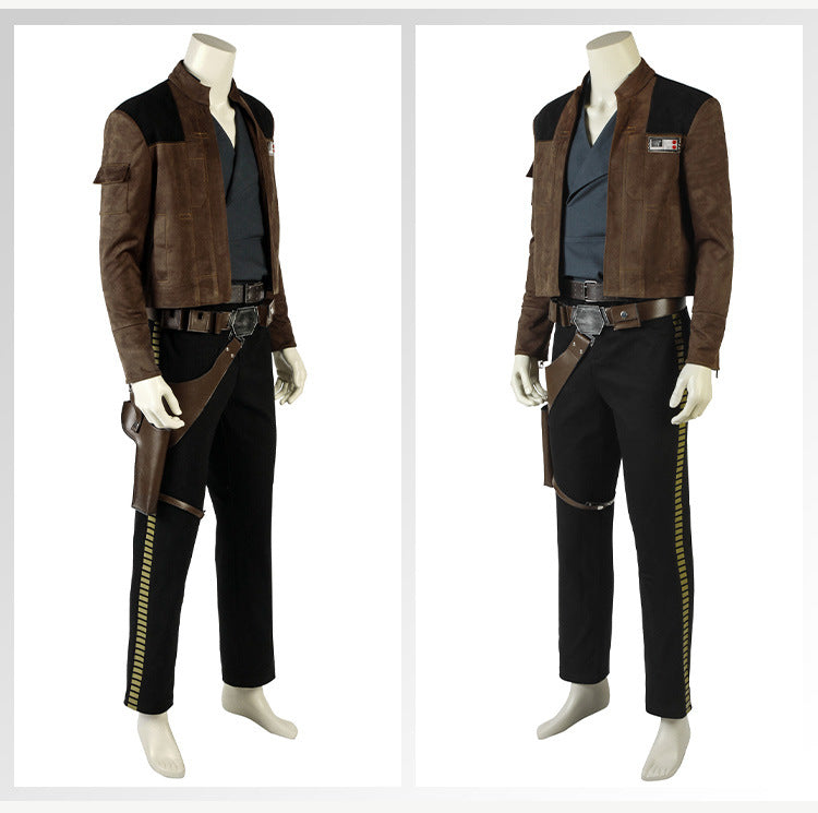 Solo：A Star Wars Story Han Solo Cosplay Costume Suit for Halloween